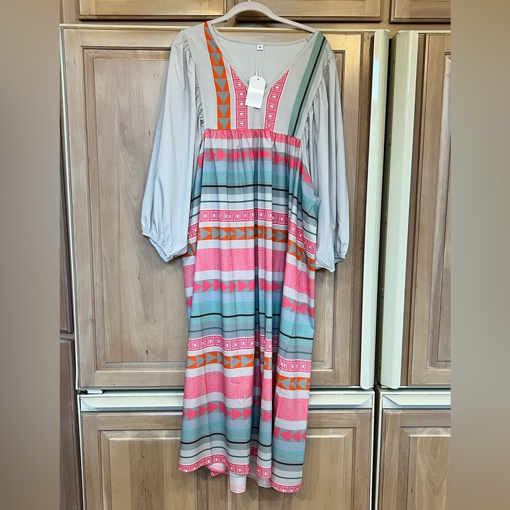 Boho Xxl dress NWT maxi